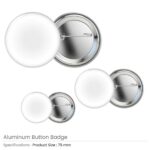 Aluminum Button Badges 01