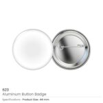 Aluminum Button Badges 623