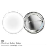 Aluminum Button Badges 625