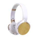 Bluetooth Headphone with Bamboo Touch EAR B5 WHT Blank