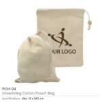 Drawstring Cotton Pouch Bags PCH 04 01