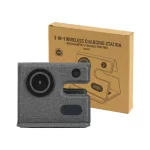 Foldable Wireless Charging Station WDS7 with Box