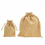 Jute Drawstring Pouch PCH 010 Sample