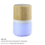 Lamp Bamboo Bluetooth Speakers MS 09 Details