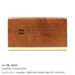 Leather Cover Powerbank JU PB 6000 01