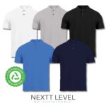 NEXTT LEVEL Recycled Polo T Shirts Blank