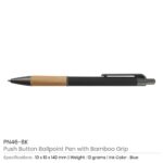 Pen with Bamboo Grip PN46 BK