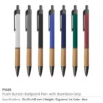 Pens with Bamboo Grip PN46 Details