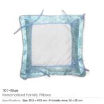 Personalized Pillows 707 Blue 1