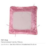 Personalized Pillows 707 Pink 1
