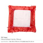 Personalized Pillows 707 Red 1