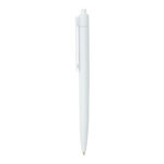 Plastic Pen White PPN103 WHT Side View