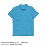 Polo Shirts sky blue 1