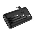 Powerbank with Inbuilt Cables PB 8000 BK 02