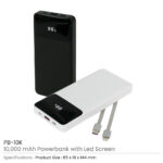 Powerbank with LED Screen 10K mAh PB 10K Details