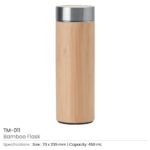 Promotional Bamboo Flask TM 011 01