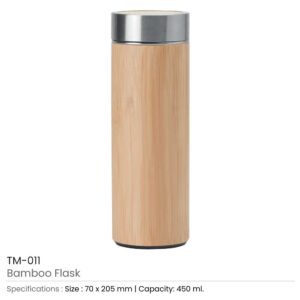 Promotional Bamboo Flask TM 011 01