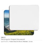 Rectangle MousePads 266 D