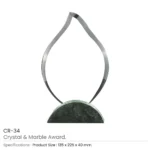 Crystal and Marble Awards CR 34 Details