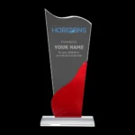 Tower Shaped Crystal Awards Printing CR 48