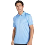 fresh polo shirt uv protection sky blue