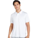 fresh polo shirt uv protection white