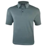 mens golf polo uv protection dark grey pw