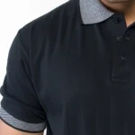 polo tshirt 260 GSM Heavy jacquard drop needle interlock