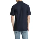 recycled polo shirt navy blue pw2