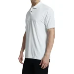 recycled polo shirt white pw3