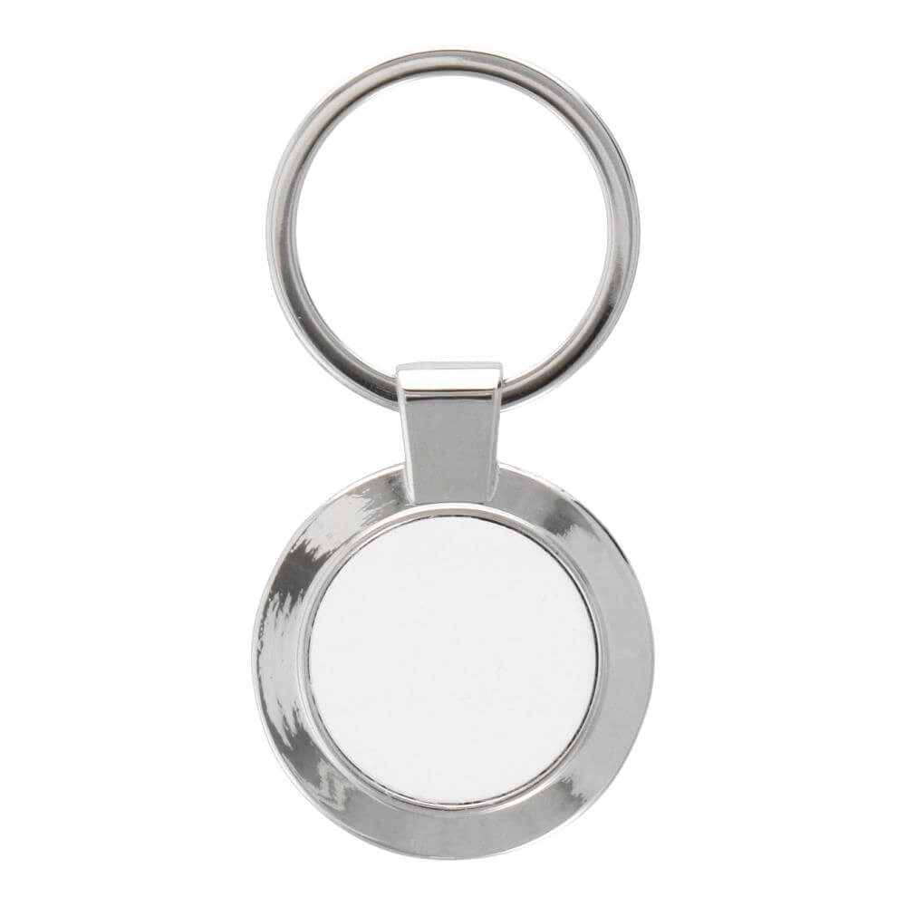 sublimation keychain round