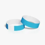 tyvek wristband stack blue