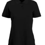 womens polo shirt navy black pw