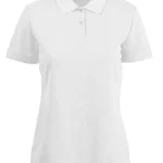 womens polo shirt white pw