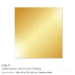 Sublimation Aluminum Sheets CAS 11